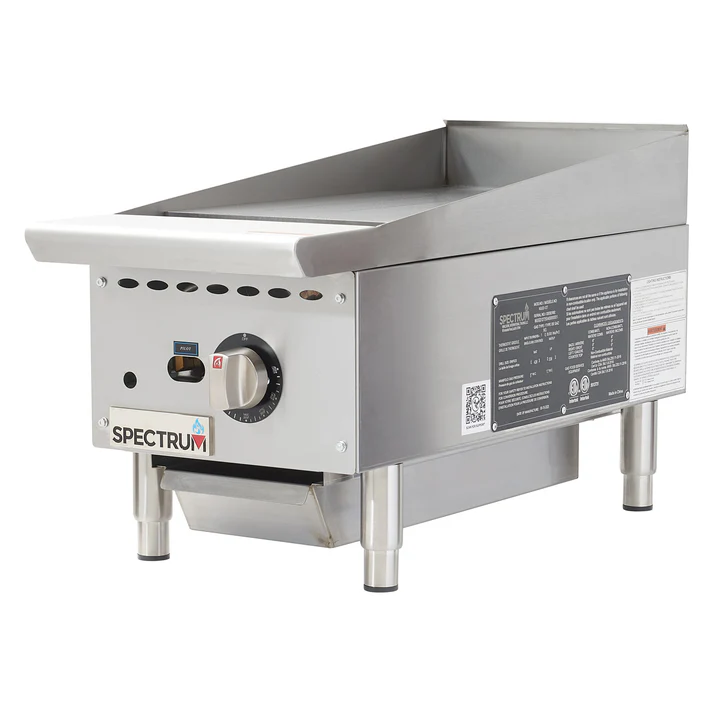 Spectrum Natural Gas Griddle with Thermostatic Controls