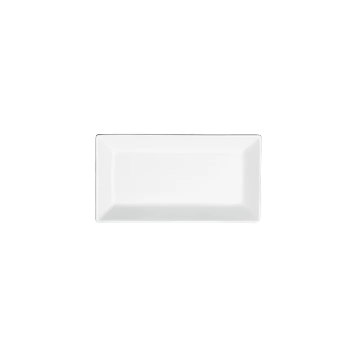 Royalsquare Rectangular Platter,  White Porcelain, 24 Pieces/Case