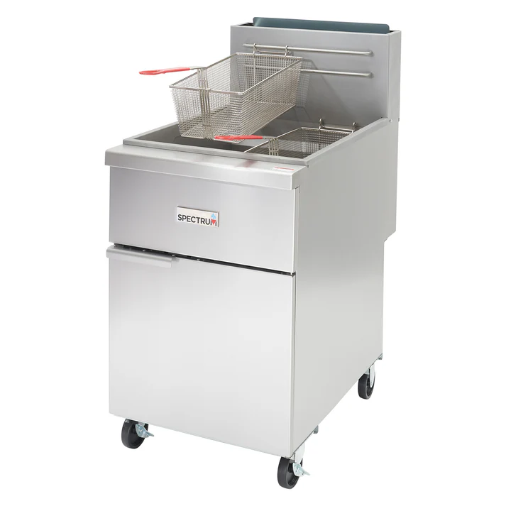 Spectrum Gas Deep Fryer, 70lb, 5-Tube, Natural Gas