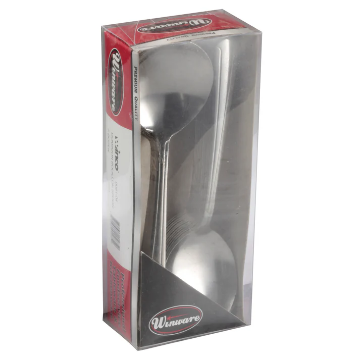 Dominion Bouillon Spoon, 2-doz/pk, 18/0 Medium Weight