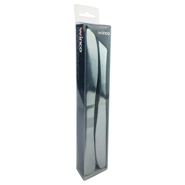 Elite Dinner Knife, 1-doz/pk, 18/0 Heavyweight - Pack - 