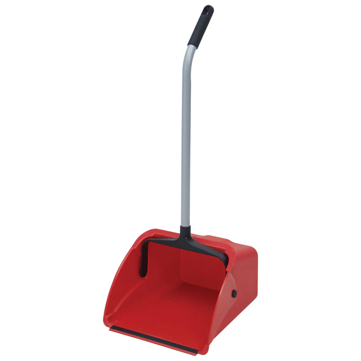 Jumbo Lobby Dust Pan, Red, 13-5/8” x 14” x 8-7/8”D