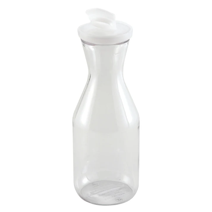 Decanter with Flip Top Lid, Polycarbonate - 0.5 Quart