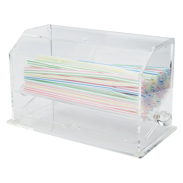 Acrylic Straw Dispenser