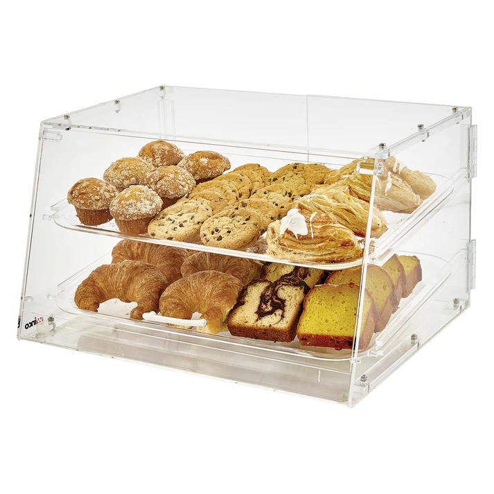 Acrylic Tiered Display Case - 2-Tray