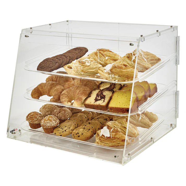 Acrylic Tiered Display Case - 3-Tray