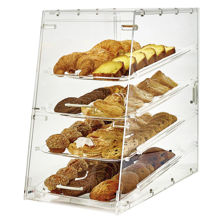 Acrylic Tiered Display Case - 4-Tray