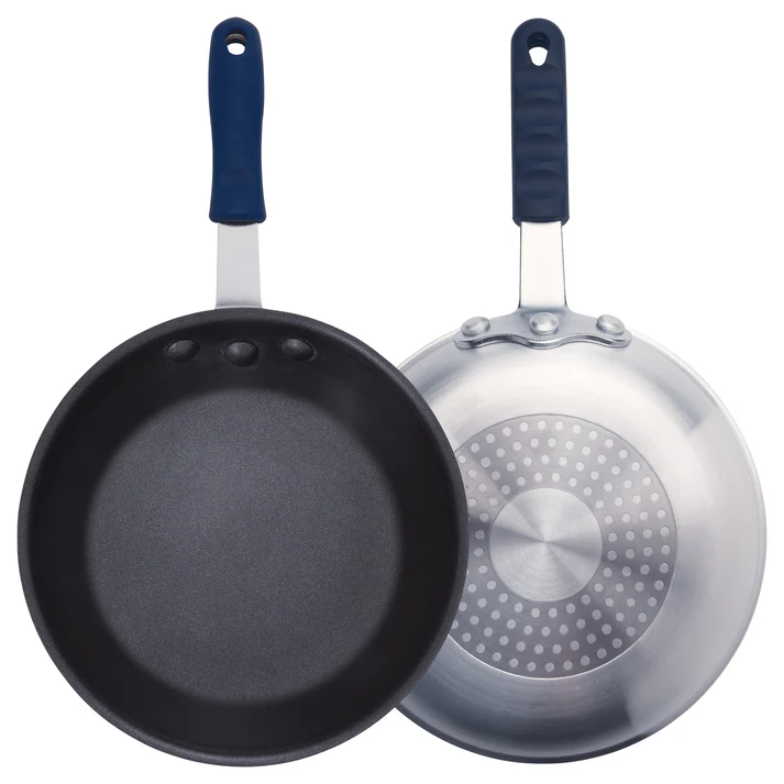 Induction Ready Aluminum Fry Pan, Stainless Steel Bottom, Non-Stick - 8" Dia