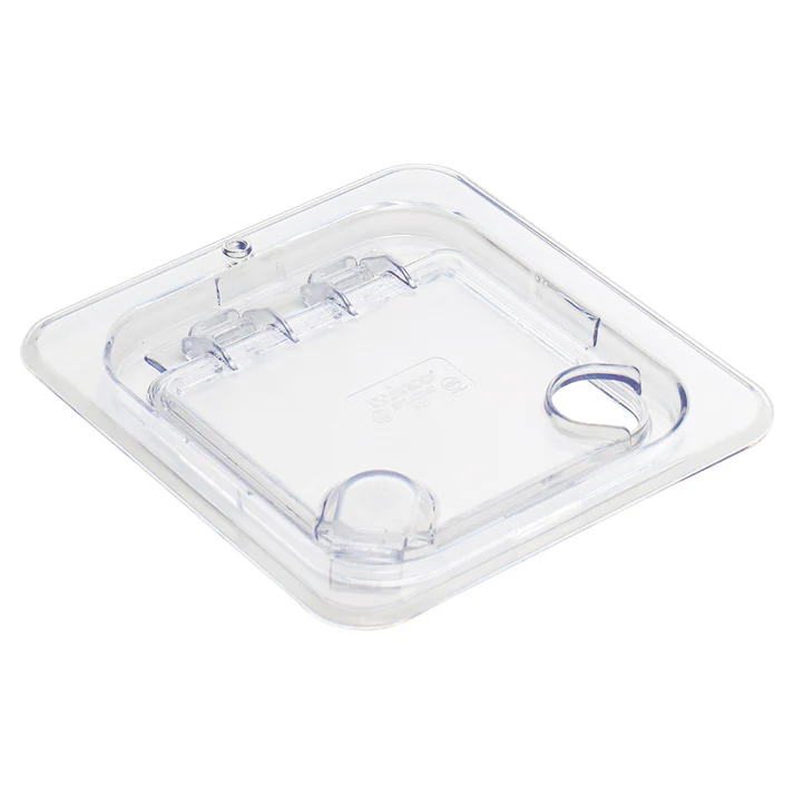 Polycarbonate Food Pan Cover, Hinged - Sixth (1/6)