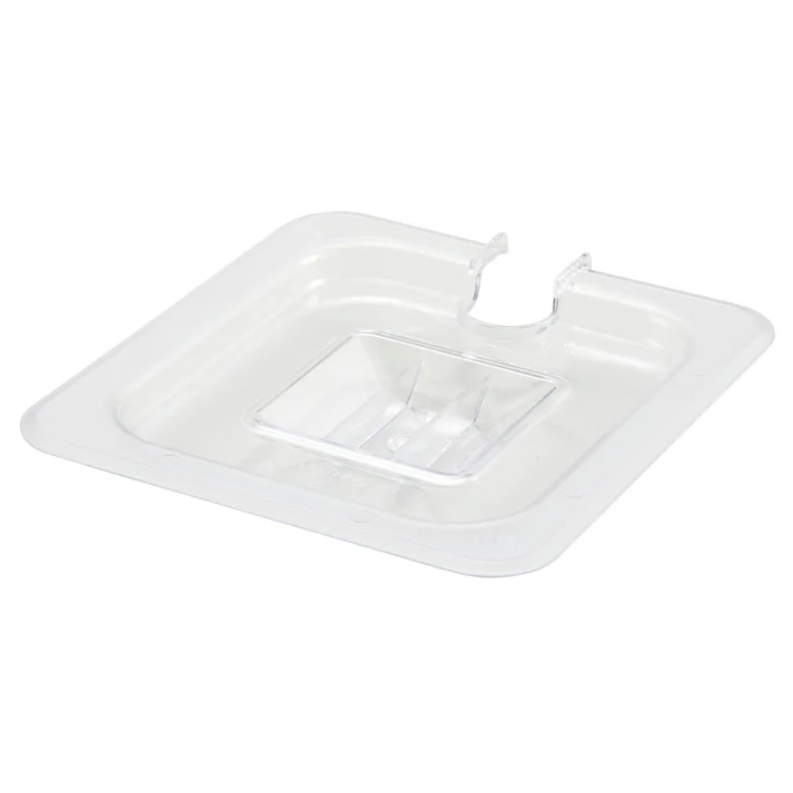 Polycarbonate Food Pan Cover, Slotted - Sixth (1/6)