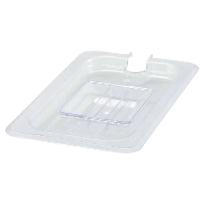 Polycarbonate Food Pan Cover, Slotted - Quarter (1/4)
