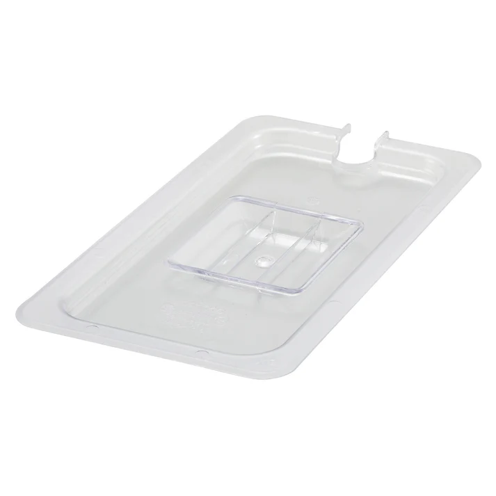 Polycarbonate Food Pan Cover, Slotted - Third (1/3)