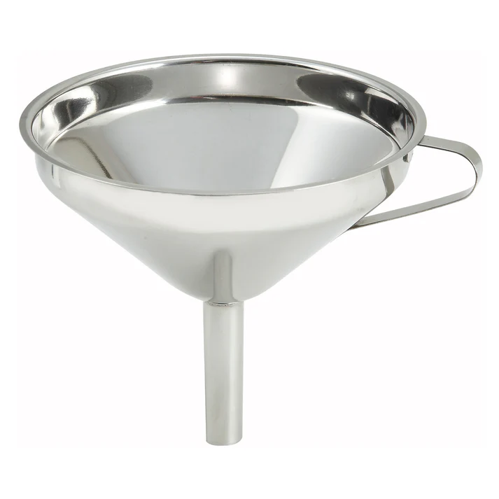 Stainless Steel Wide Mouth Funnel - 5-3/4"