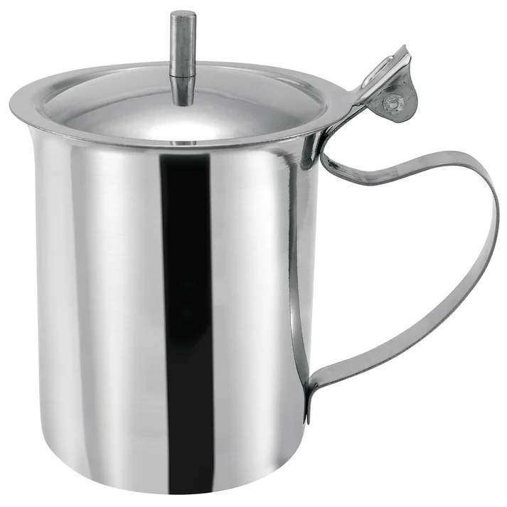 10oz Creamer Server with Knob, Stainless Steel