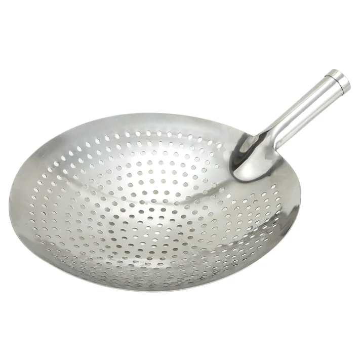 12" Extra Strength Short Handle Skimmer, Stainless Steel