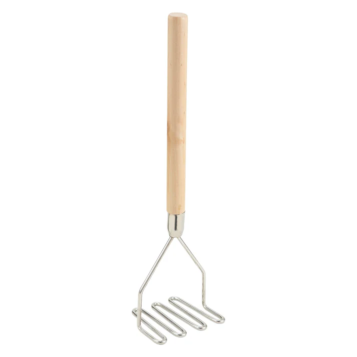 Potato Masher with Wooden Handle - 4-1/2"