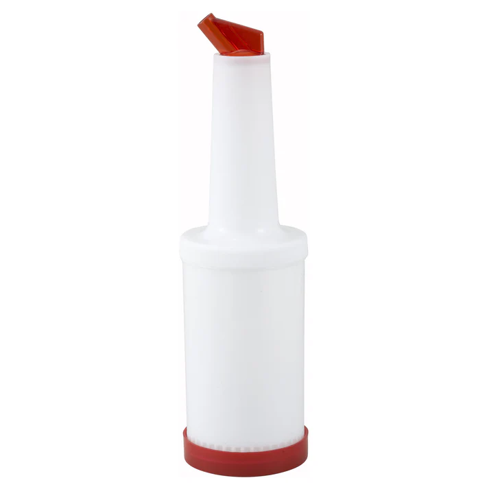 Liquor/Juice Pour Bottle - 1 Quart, Red