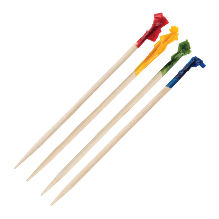 Picks, Cellophane Frills, 1,000/bag, 2-9/16"L