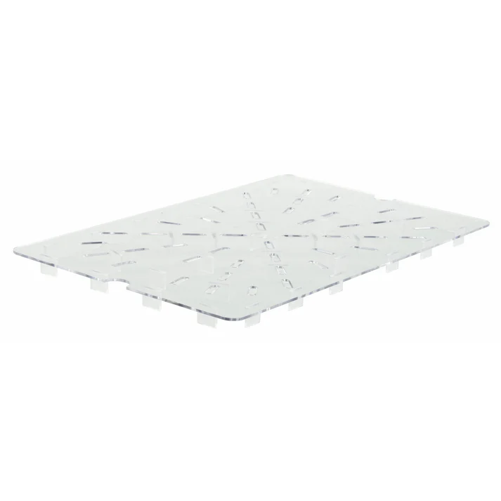  Drain Shelf for PFSF & PFFW series, 13" x 21-1/8", Clear, PC, NSF