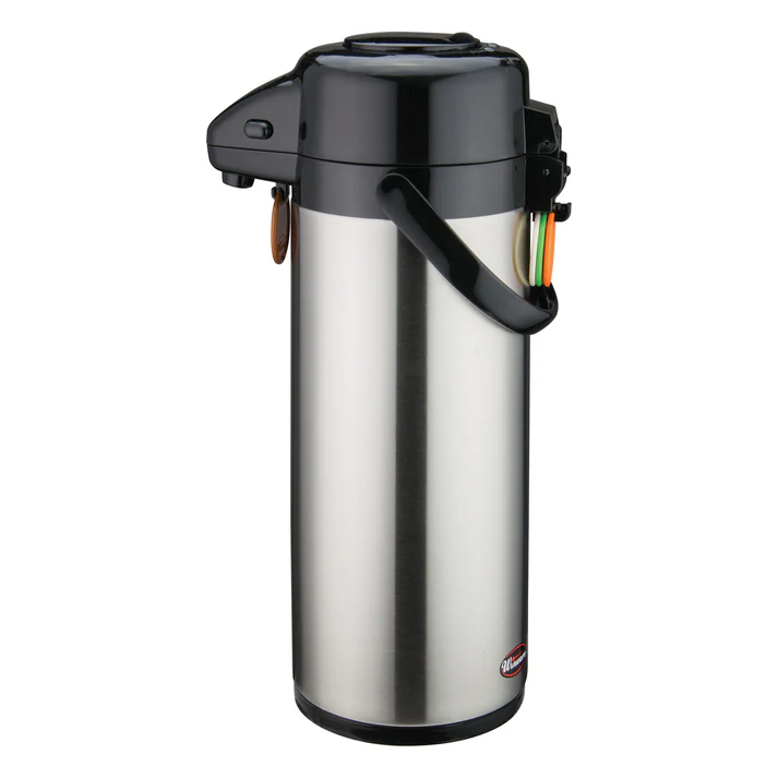 Stainless Steel Lined Airpot, Push Button - 3 Liter