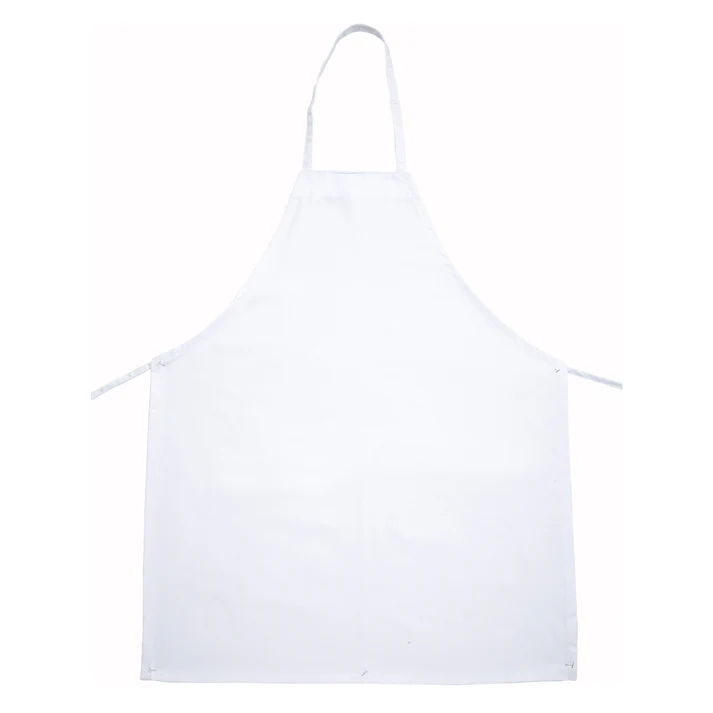 Full-Length Bib Apron - White