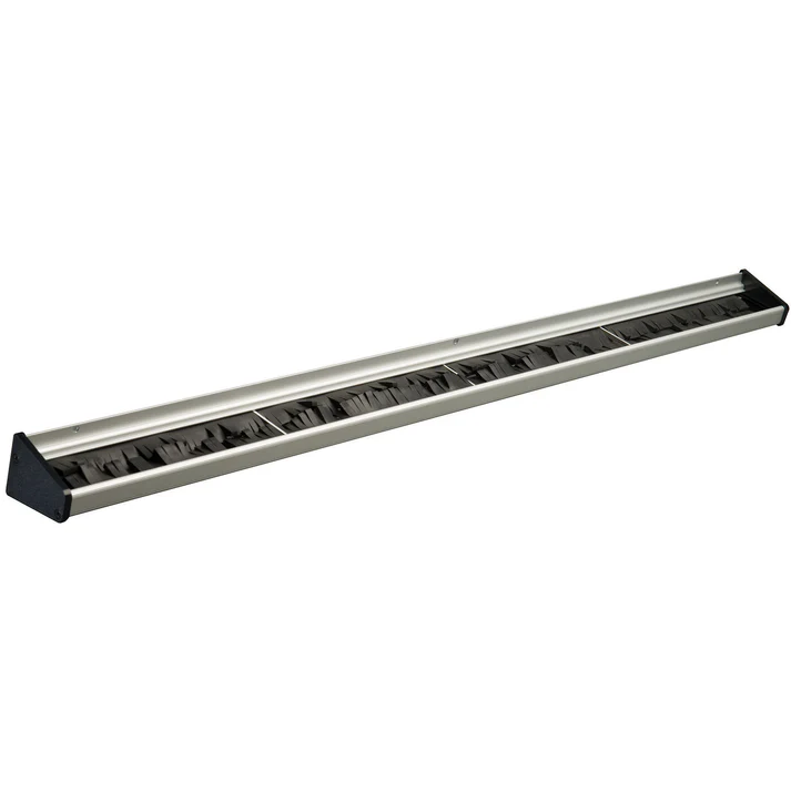 24" Mop/Broom Rack with Rubber Bristles