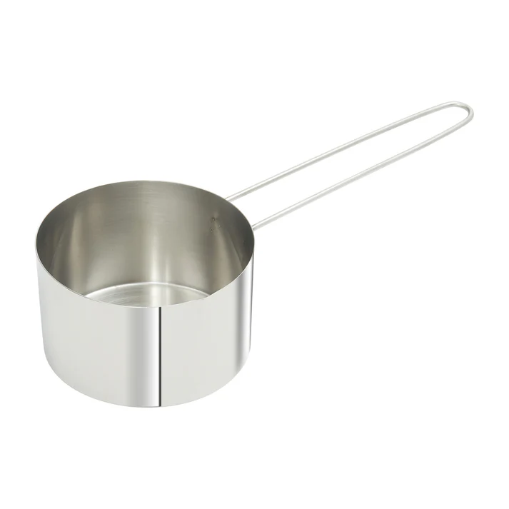 Stainless Steel Measuring Cup with 6" Long Loop Handle, 2 Cups