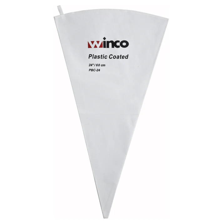 Pastry Bag, Cotton with Plastic Coating - 24"