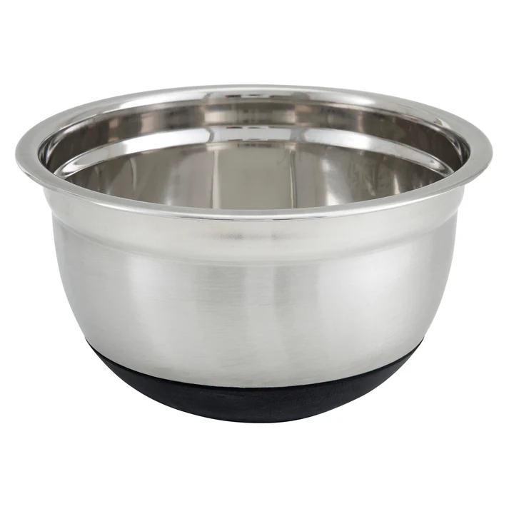  Mixing Bowl, Silicone Base, Stainless Steel - 8 Quart