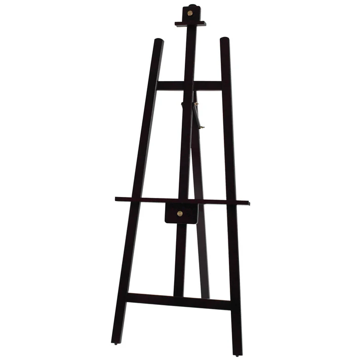 Premium Tripod Display Easel, Mahogany