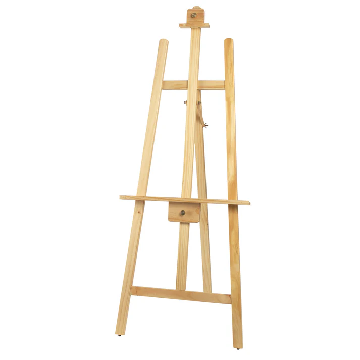Premium Tripod Display Easel, Natural