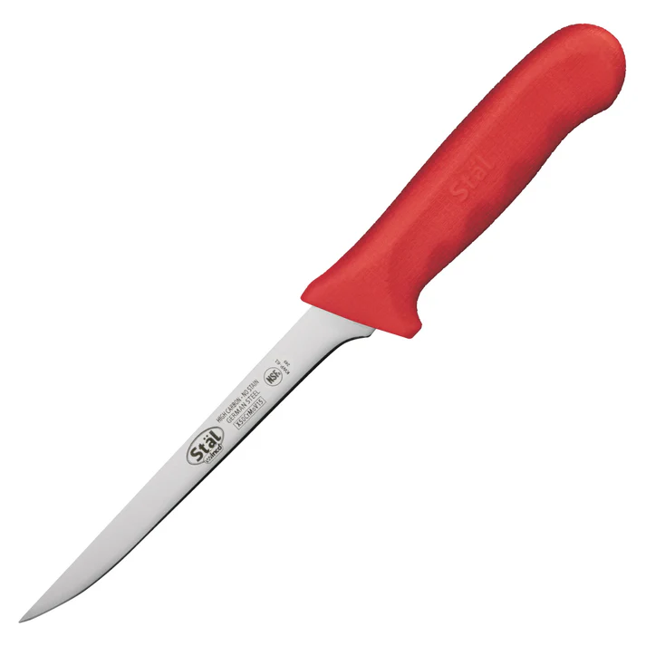 Stäl 6" Boning Knife, Narrow - Red