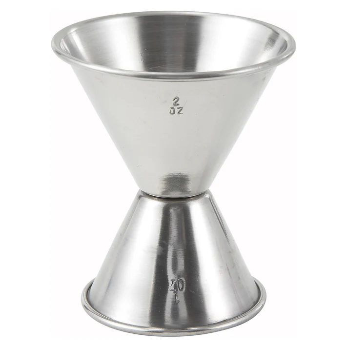 Jigger, Stainless Steel - 1 x 2 oz