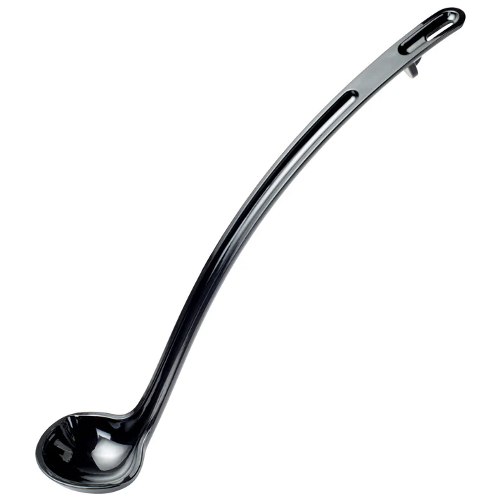 CURV One-Piece Dual Spout Ladle - Black, 13"