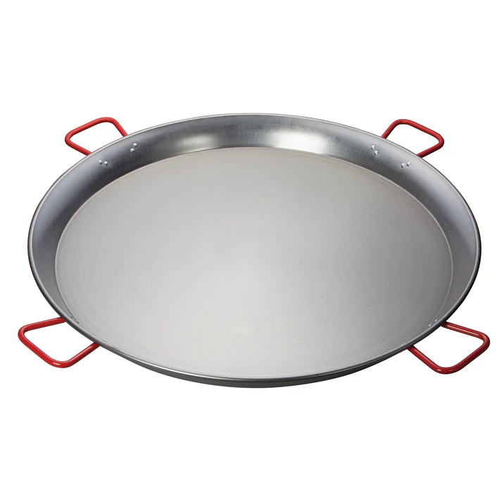 Paella Pan, Polished Carbon Steel (Spain) - 35-1/2"