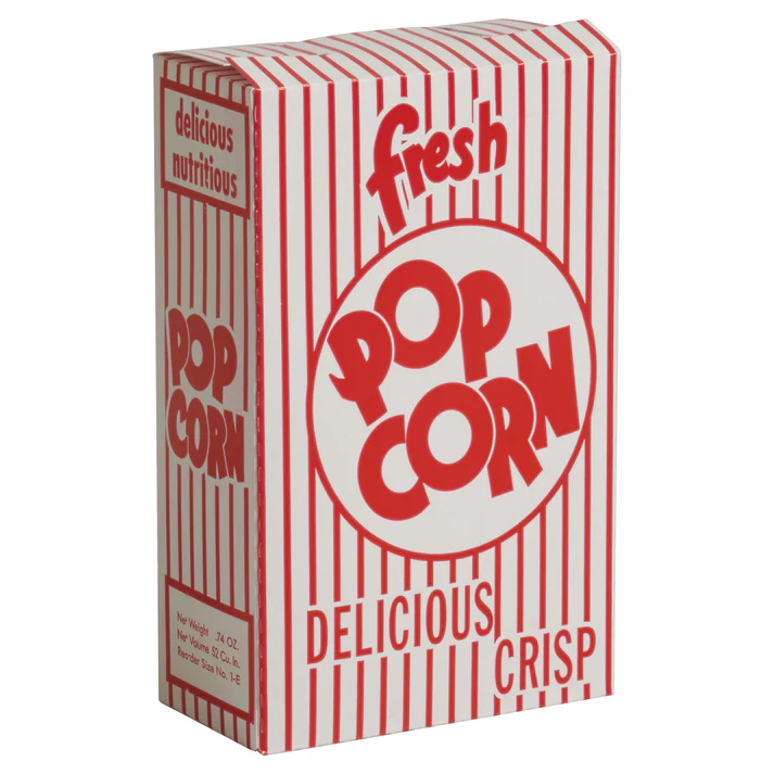 Benchmark Closed Top Popcorn Boxes 