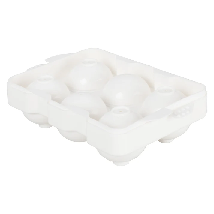 Round Ice Cube Tray, 6 Compartments