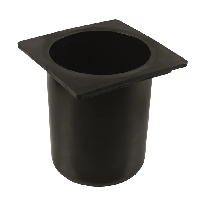 Bar Maid, Bottle Well, Round, Black, Polyethylene