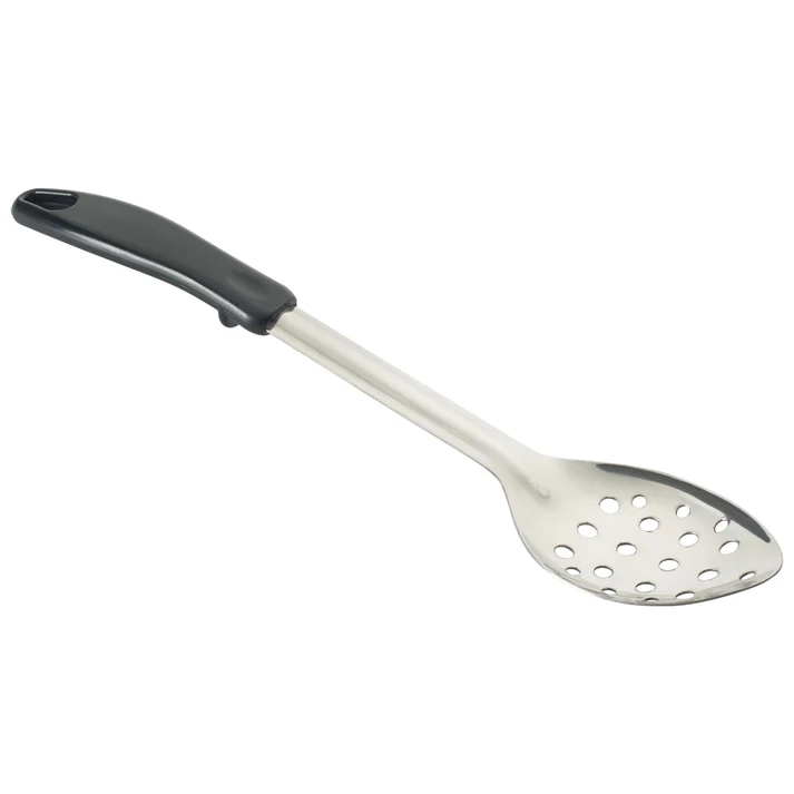 Basting Spoon with Stop-Hook Polypropylene Handle - Perforated, 13"