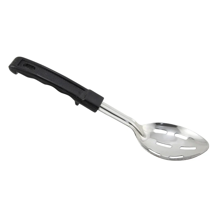  Winco Prime Basting Spoon with Stop-Hook ABS Handle - Slotted, 11"