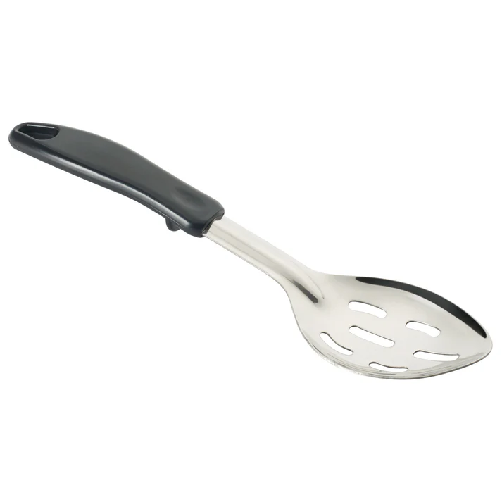 Basting Spoon with Stop-Hook Polypropylene Handle - Slotted, 11"