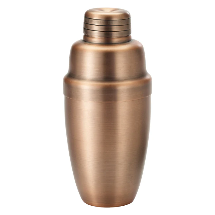  After5 16 oz Bar Shaker, 3 Piece Set, Antique Copper