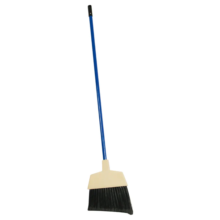 Angled Broom with 55" Handle, Flagged
