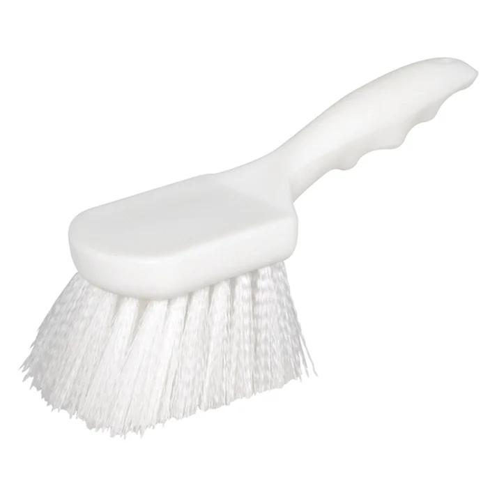 Pot Brush with Nylon Bristles and Plastic Handle - 8"