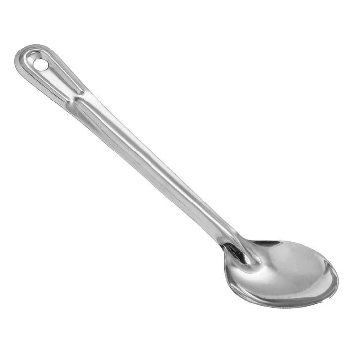 Heavy-Duty Basting Spoon, Stainless Steel, 1.5mm - Solid, 13"