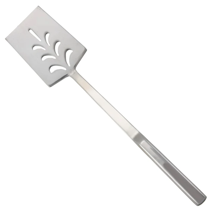 14" Perforated Turner, Hollow Handle, Stainless Steel