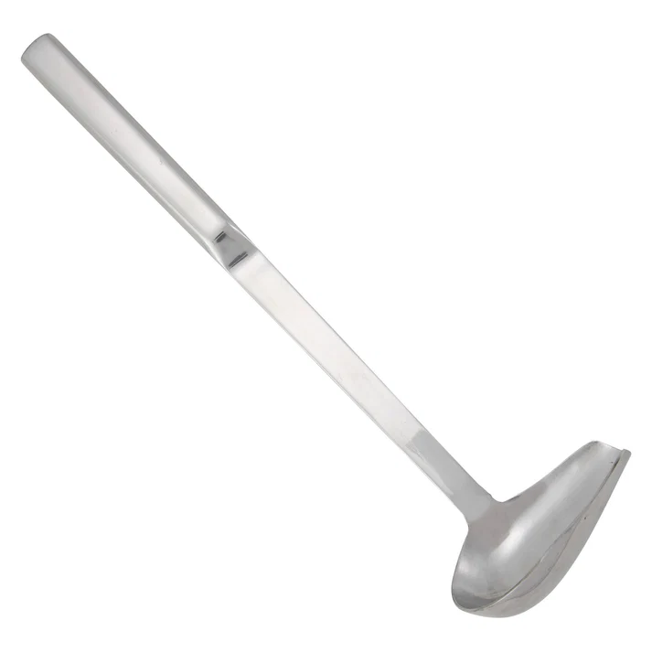  1 oz Spout Ladle, Hollow Handle, Stainless Steel