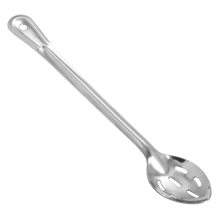 Heavy-Duty Basting Spoon, Stainless Steel, 1.5mm - Slotted, 15"