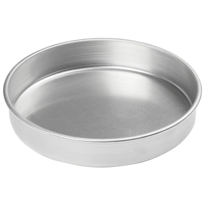 Round Layer Cake Pan, Aluminum - 10" Dia x 2" H