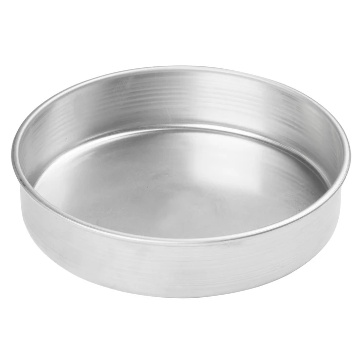 Round Layer Cake Pan, Aluminum - 9" Dia x 2" H